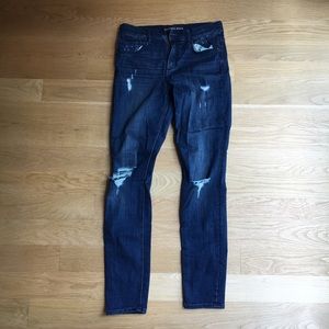 Distressed Express Jeans